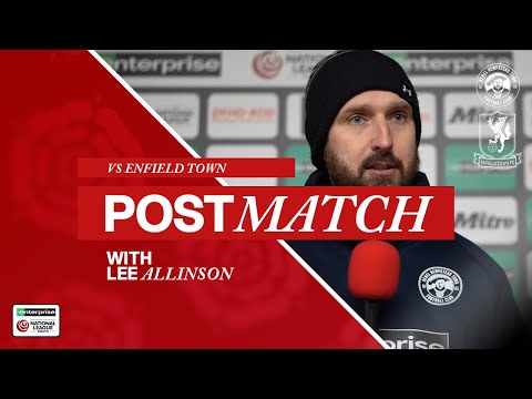 POST MATCH REACTION | Lee Allinson | Hemel Hempstead Town 3 - 0 Enfield Town | National League South