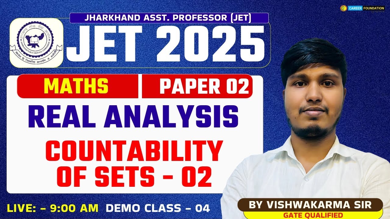 REAL ANALYSIS | COUNTABILITY OF SETS - 02