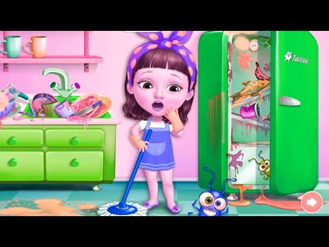 Fun Care Kids Game Sweet Baby Girl Cleanup 5 Messy House Makeover Fun Cleaning Games For Girls😄😄