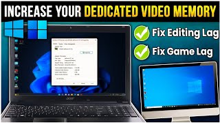 How to Increase Dedicated Video Memory(VRAM) in Windows PC/Laptop 2024🤯Increase VRAM For Better FPS