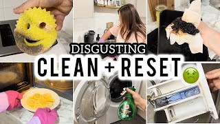 Disgusting Kitchen Clean & Reset | Realistic Mum Motivation You NEED Today! |Cleaning motivation uk