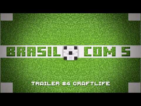 Trailer Brasil com S do servidor Minecraft Criativo Sandbox CraftLife