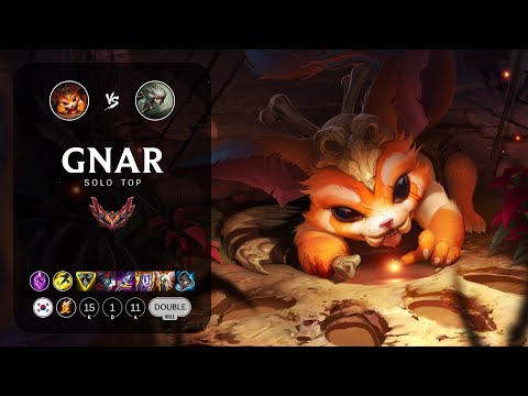 Gnar Top vs Camille - KR Grandmaster Patch 13.5