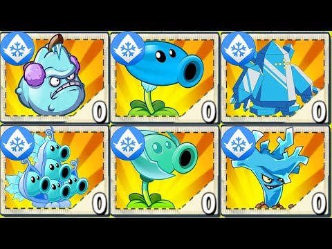 All ICE Plants LEVEL 999999 vs Jurassic Marsh Final Boss Fight! Mod in Plants vs. Zombies 2 Gameplay