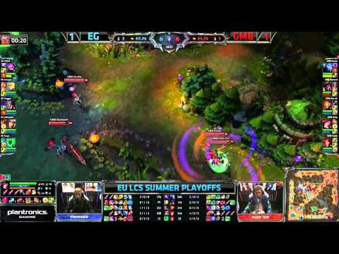 EG vs GMB | Evil Geniuses vs Gambit Gaming Game 3 for 3rd place | European LCS Playoffs | GamesCom