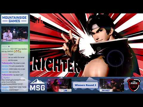 Pacstreet (Pacman, Min Min) vs Liam (Richter) | Cave Series #4 Winners Round 3