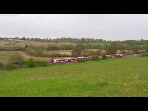 London Underground train going overground :D
