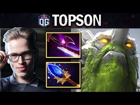 OG.TOPSON TINY WITH AGHANIMS-SILVEREDGE - DOTA 2 7.27 GAMEPLAY