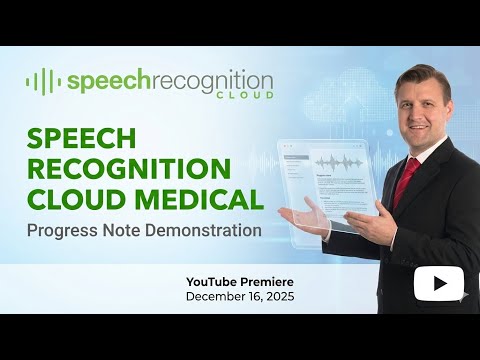 Speech Recognition Cloud Medical Ultra demo