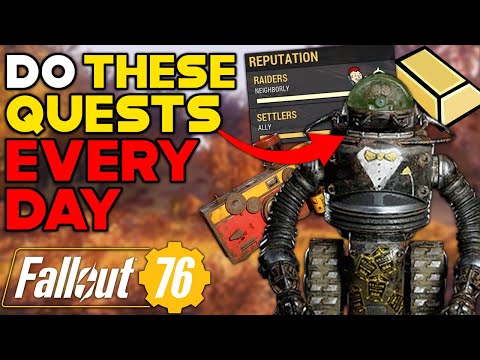 10 DAILY QUESTS You NEED To Do EVERYDAY In Fallout 76