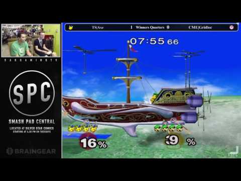 SPC15 Winners Quarters - TS|Axe (Pikachu) vs CME|Gridloc (Luigi/Kirby)