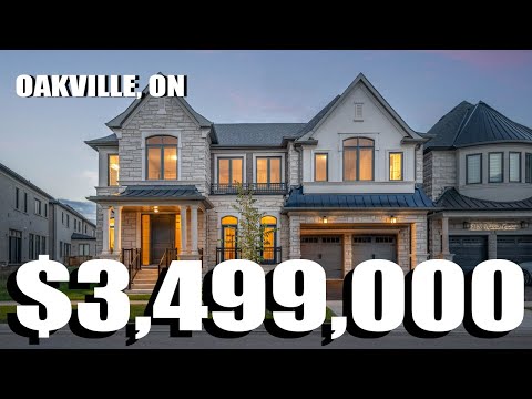 Oakville's NEWEST LUXURY Estate Enclave In Upper Glen Abbey!!! $3.5 MILLION DOLLAR MANSION