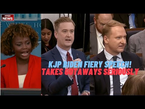 KJP on Biden Incoherent Speech 'A Fiery Speech!'; Takes migrant Gotaways 'Very Seriously'