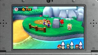 Mario & Luigi: Paper Jam - Shy Guy Stealth in Quest 3 (Direct Feed - E3 2015)