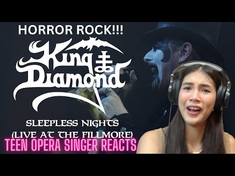 Teen Opera Singer Reacts to King Diamond - Sleepless Nights (Live at The Fillmore)