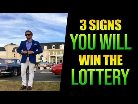 3 SIGNS THAT YOU WILL WIN THE LOTTERY