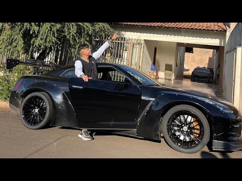 Nissan GTR do Renato Garcia pegou fogo em Santa Catarina