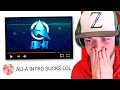 Ali-A reacts to YouTubers using the Ali-A INTRO... (LazarBeam, Ninja + MORE)