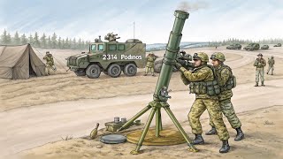 Download the video "2Б14 «Поднос» — легендарный советский миномёт 82 мм в действии"