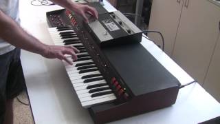 Video thumbnail for Vintage Maestro Ring Modulator RM-1 by Oberheim with an ARP Omni 2 Synthesizer by Synthchaser