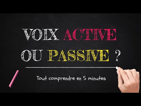 Tout comprendre sur les VOIX ACTIVE et PASSIVE - En 3 minutes
