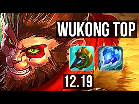 WUKONG vs SETT (TOP) | 7 solo kills, 1.2M mastery, Godlike, 10/2/1 | KR Diamond | 12.19