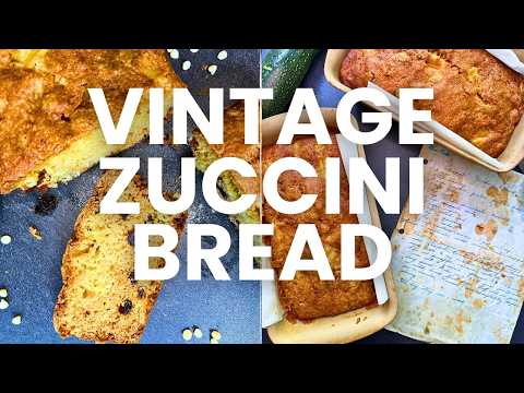 Classic ZUCCHINI Bread Like Grandma Made!