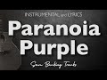 Paranoia Purple - Acoustic Karaoke with Lyrics (Yebba)