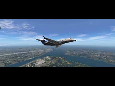 X-Plane 11.30b1 - Orbx EGHI Southampton takeoff rwy 20 (feat. TrueEarth South England)