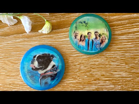 Beautiful Teal Bronze Geode Resin Coasters