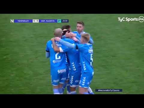 Gol de #Temperley: Callejo de tiro libre pone el 1-1 con Dep. Madryn