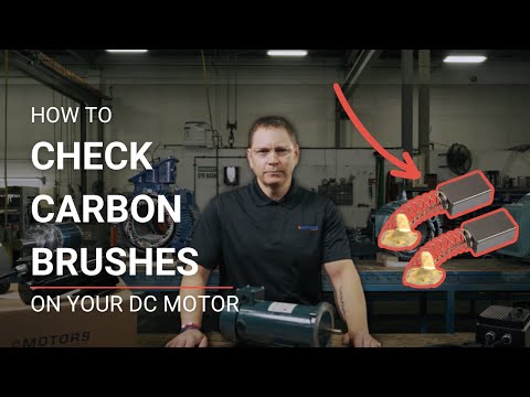Part of a video titled How to Check Carbon Brushes on DC Motors - YouTube