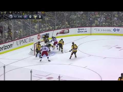 Blue Jackets vs Penguins highlights | 9/30/17
