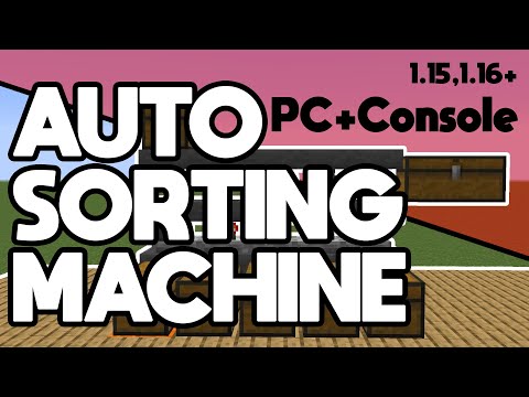 Automatic Item Sorting System 1.19 | Vanilla Minecraft 1.19 Automatic Sorting System Tutorial