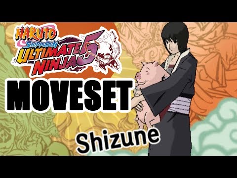 Naruto Ultimate Ninja 5 (PS2) - Shizune Moveset