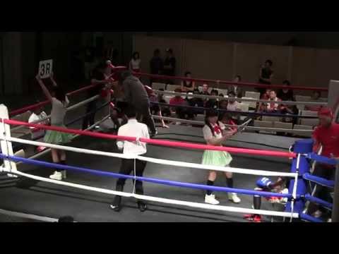 カウンター！ワンパンチKO！中部地区L級タイトルマッチ　ザ・おやじファイト一宮大会2015　第15試合　白井×橋本