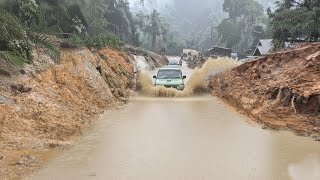 Download lagu HUJAN SANGAT DERAS || LOKASI LONGSOR KEMARIN MENIMBULKAN MASALAH BARU !! mp3