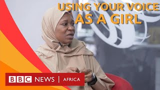 Nigerian Activist Aisha Yesufu advises girls to sp