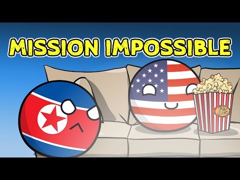 北朝鮮対アメリカ - カントリーボール (North Korea vs America - Countryballs)