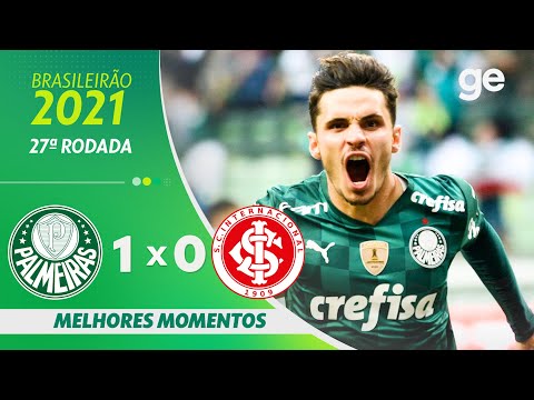 PALMEIRAS 1 X 0 INTERNACIONAL | MELHORES MOMENTOS | 27ª RODADA BRASILEIRÃO 2021 | ge.globo