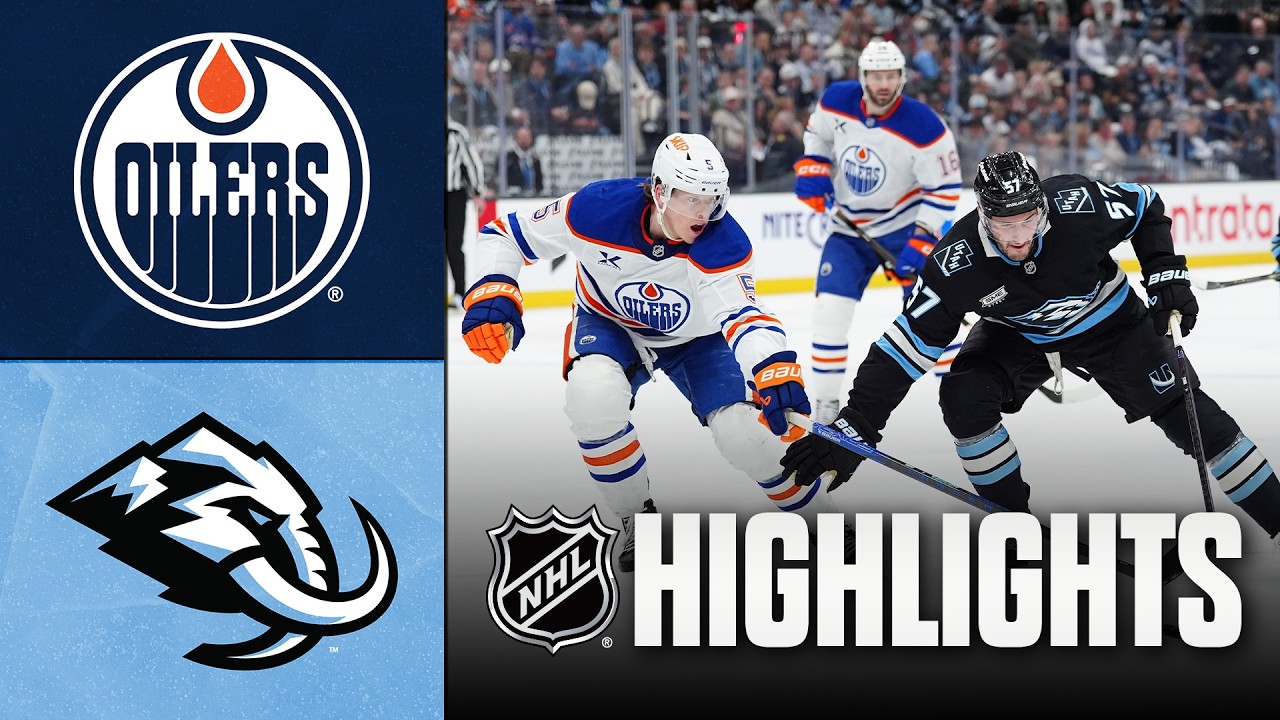 4월8일 유타 에드먼턴 NHL 하이라이트