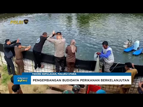KAPOLRESTA TIDORE HADIRI PANEN UDANG VANAME DUKUNG KETAHANAN PANGAN