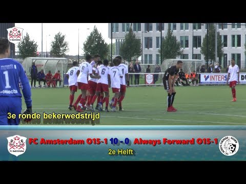 FC Amsterdam O15-1 vs Always Forward O15-1 | Bekerwedstrijd Deel2