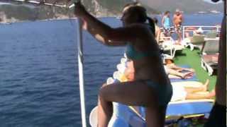 preview picture of video 'A boat trip we went on in Marmaris, Turkey'