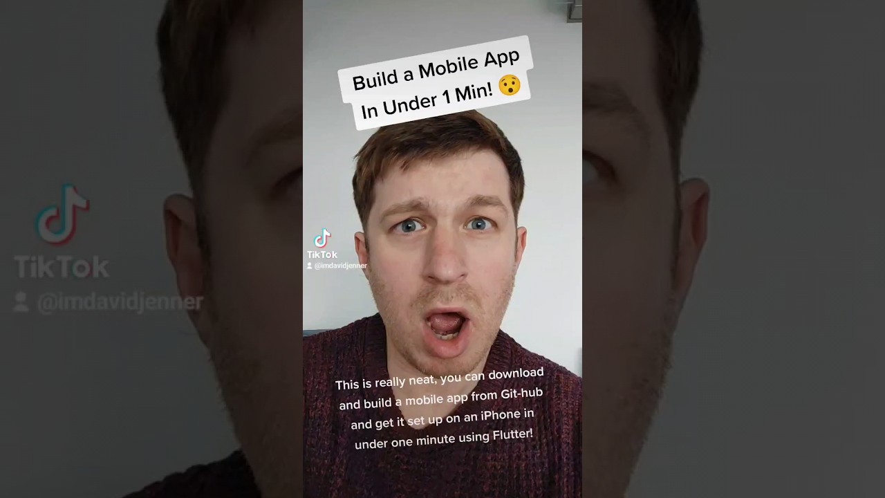 Create a mobile app in under a min using Flutter & Template on my #Github #mobileapp #flutter