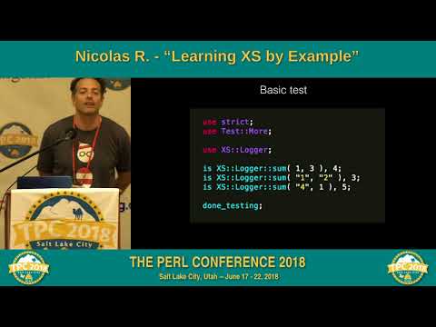 Nicolas R. - "Learning XS by example"