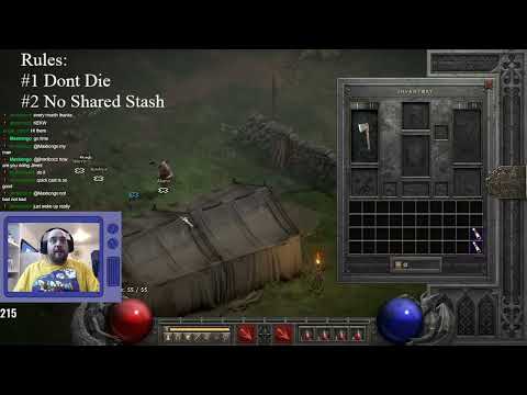 D2R- Hell HC SSF Barbarian#1(part1)