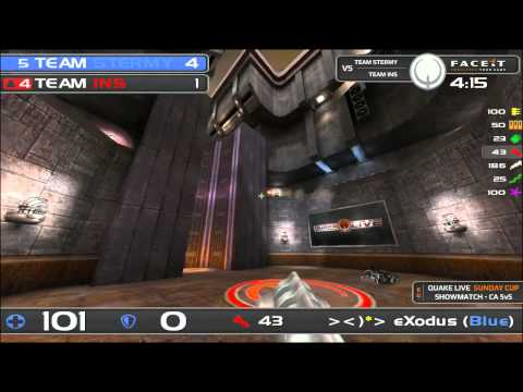 FACEIT - QUAKE LIVE SPRING SEASON CUP 6 (Showmatch 2: TEAM INS vs. TEAM STERMY CA 5v5)