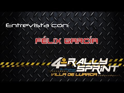 Entrevista con Félix García para 4º Rallysprint Villa de Luarca.