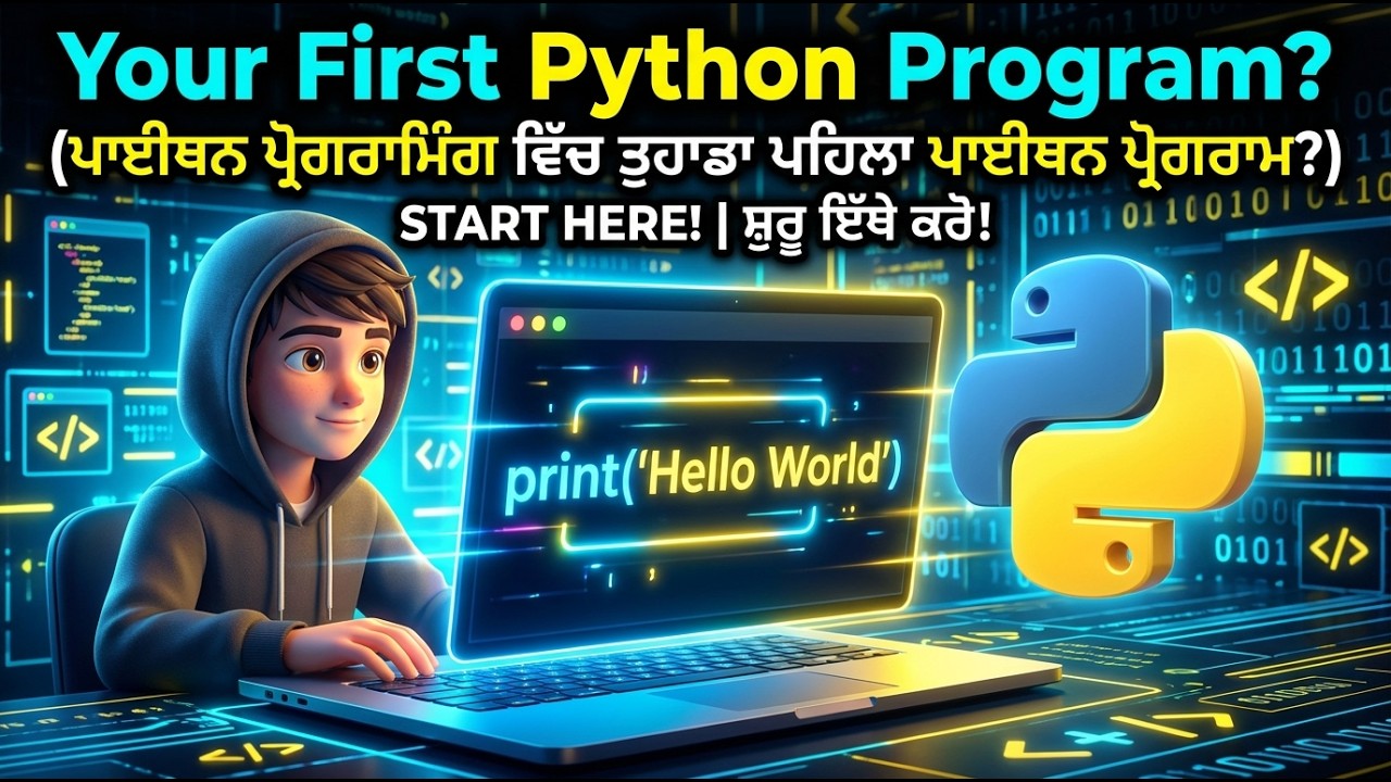 How to Start Your First Python Program (Beginner Tutorial 2026)